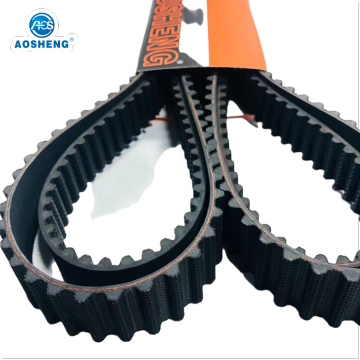 Industrial drive toothed rubber material timing belt